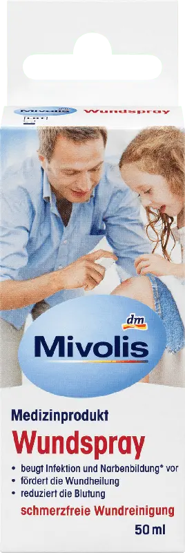 Mivolis Wundspray schmerzfreie Wundreinigung