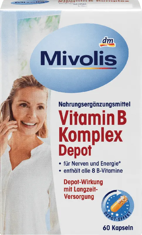 Mivolis Vitamin B Komplex Depot-Kapseln