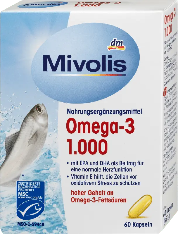 Mivolis Omega-3 1000 Kapseln