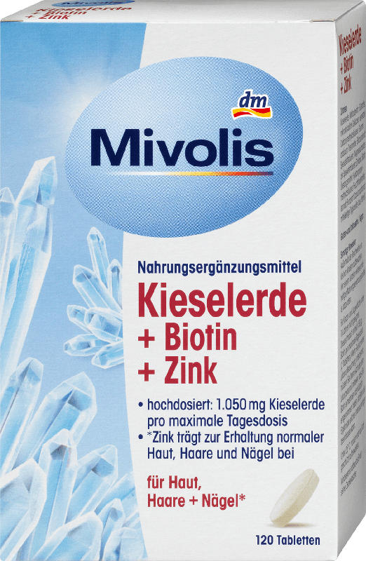 Mivolis Kieselerde + Biotin + Zink Tabletten
