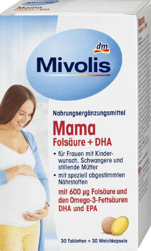 Mivolis Mama Folsäure + DHA