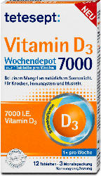 tetesept Vitamin D3 Wochendepot 7000 Tabletten