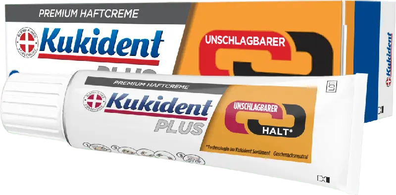 Kukident Premium Haftcreme Plus - Bester Halt