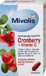 Mivolis Cranberry + Vitamin C Kapseln