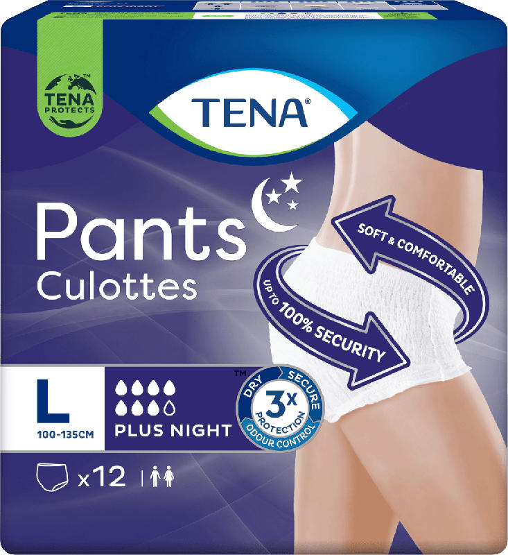 TENA Pants Plus Night Inkontinenz-Slips, Gr. L