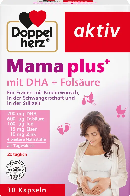 Doppelherz Mama plus mit DHA + Folsäure Kapseln