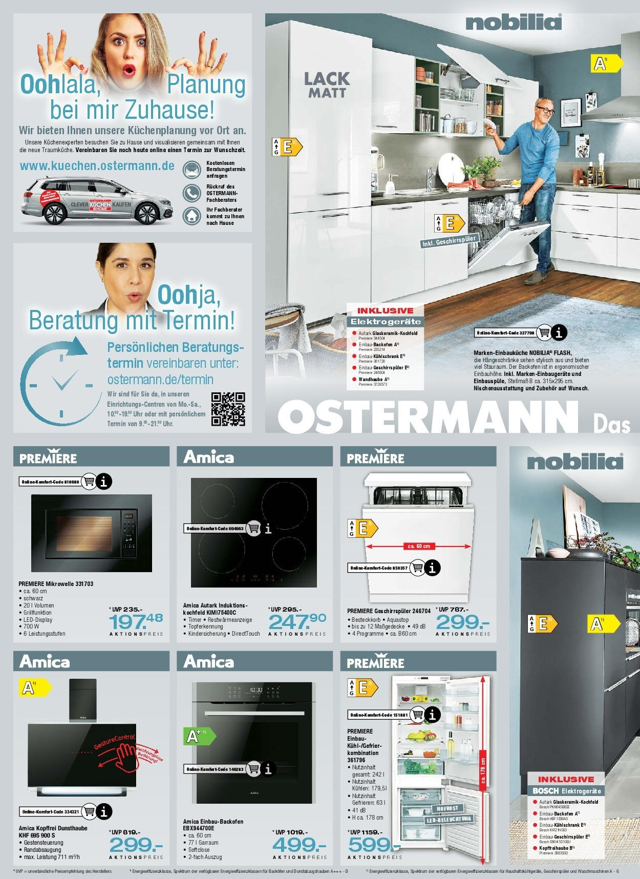 Ostermann Prospekt 	 (ab 09.09.2023) zum Blättern | Seite: 14 | Produkte: Uhr, Geschirrspüler, Backofen, Bosch