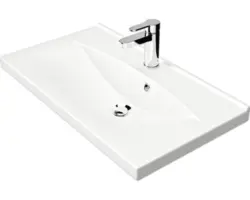 Möbelwaschtisch Pelipal xpressline 3263 77x43 cm Mineralguss weiß