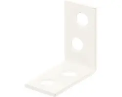 Winkel Stuhlwinkel Gleichschenkelig Kaiserthal 16 x 60 x 1,75 mm kunststoffbeschichtet weiß 1 Stück