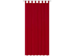 Tenda PANAMA 140x260cm passante / nastro arricciatende oscurante rosso