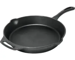 Feuerpfanne fp30-t mit Stiel 7 x 47,5 cm Gusseisen schwarz