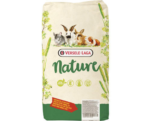 Nagerfutter VERSELE-LAGA Nature Cuni 9 kg vollwertiges, getreidefreies, rohfaserreiches Futter mit essentiellem Vitamin C für Meerschweinchen im Frischebeutel