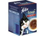 Hornbach Katzengetränk Felix Soup mit Fleisch 6x48 g