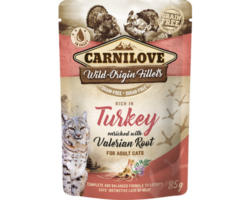 Katzenfutter nass Carnilove Cat Pouch Turkey 85g