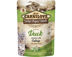 Katzenfutter nass Carnilove Cat Pouch Duck 85g