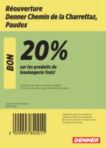 Denner Denner Paudex Réouverture - au 23.09.2023