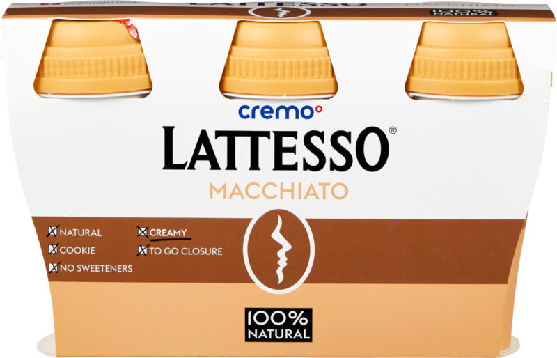 Caffè Cremo Lattesso Macchiato, 3 x 250 ml