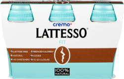 Caffè Cremo Lattesso Fit, sans lactose, 3 x 250 ml