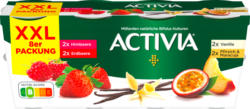 Yogurt probiotico Activia Danone, assortiti: Lampone, Fragola, Vaniglia, Pesca & Frutto della passione, 8 x 115 g