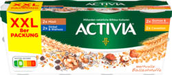 Danone Activia Joghurt probiotisch, assortiert: Müesli, Dinkel & Walnuss, Quinoa & Sonnenblumenkerne, Cerealien, 8 x 115 g