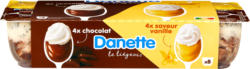 Pouding Chocolat et Vanille Le Liégeois Danette, 8 x 100 g