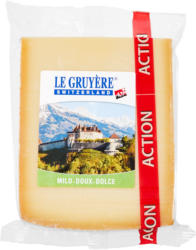Fromage Le Gruyère AOP, doux, env. 430 g, les 100 g