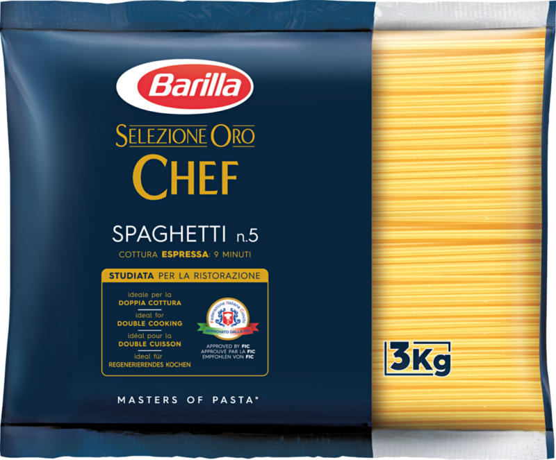 Barilla Selezione Oro Chef Spaghetti n.5, 3 kg