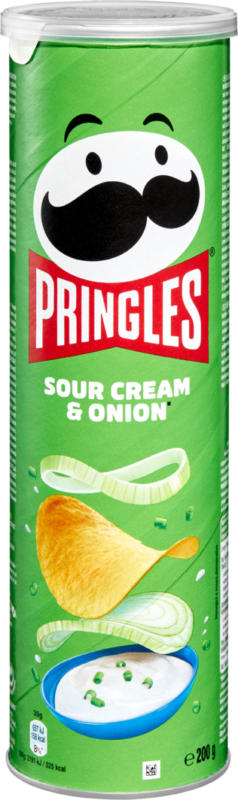 Pringles Chips Sour Cream & Onion , 200 g