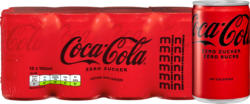 Coca-Cola Zero mini , 12 x 15 cl