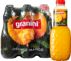 Jus de fruits Orange-Mangue Granini, 6 x 1 litre