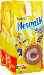 Cacao en poudre Nesquik Nestlé, Recharge, 3 x 1 kg