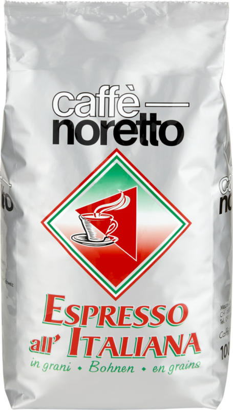 Caffè Noretto Espresso all'Italiana , Bohnen, 1 kg