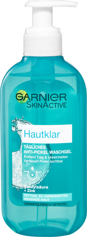 Gel detergente purificante antibrufoli Skin Active Garnier, 1 pezzo