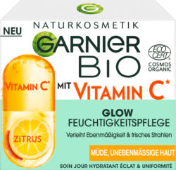 Trattamento idratante Vitamina C Glow Garnier Bio, 50 ml