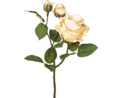 Kunstblume Rose Höhe: 48 cm lachs