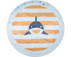 Wasserspielmatte Essentials Shark orange blau