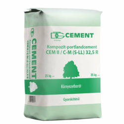 Szlovák cement CEM II/C-M 325 R kompozit portlandcement 25 kg