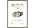 Hornbach Bilderrahmen Holz Amber silber 50x70 cm