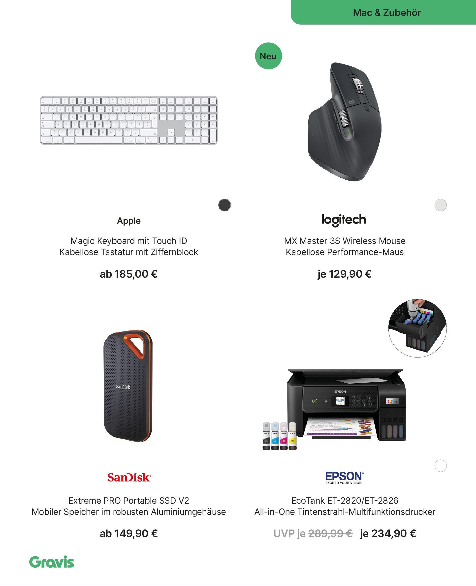 Gravis Prospekt (ab 01.09.2023) zum Blättern | Seite: 3 | Produkte: Tastatur, Apple, Apple watch, Epson Gravis Prospekt (ab 01.09.2023) zum Blättern | Seite: 3 | Produkte: Tastatur, Apple, Apple watch, Epson