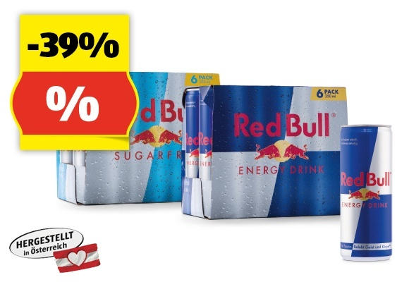 Red Bull, 6 x 250 ml
