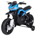 POCO Einrichtungsmarkt Neumünster HOMCOM Kinder-Elektro-Motorrad blau B/H/L: ca. 52,3x62,3x105 cm