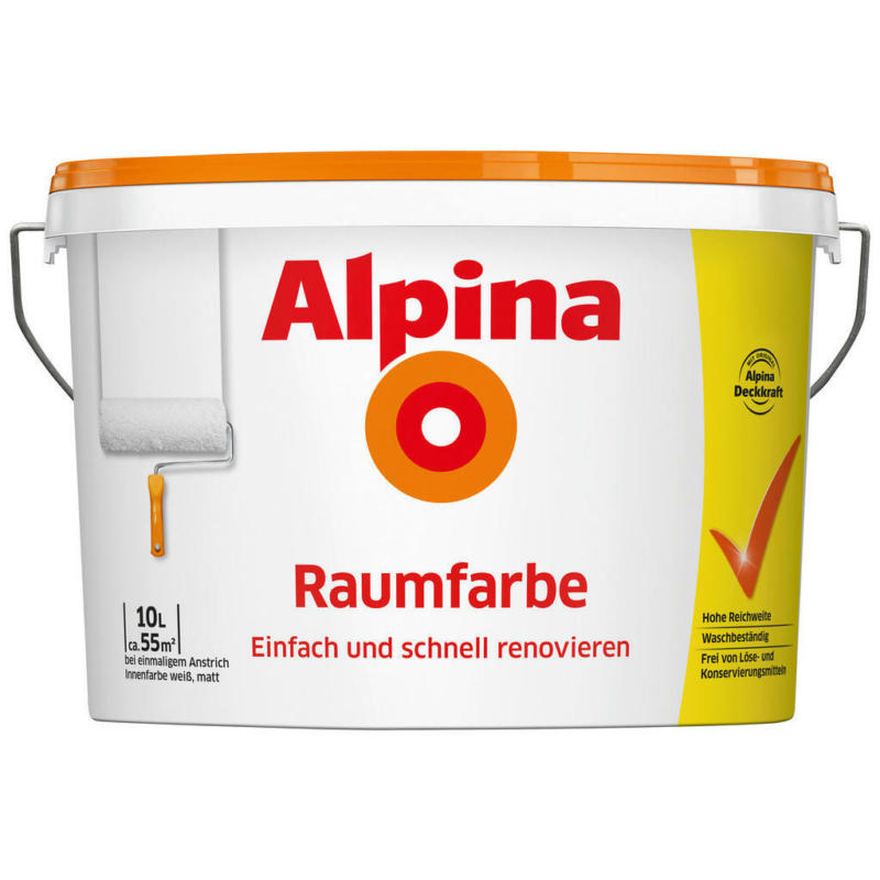 Alpina Raumfarbe weiß ca. 10 l