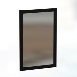 Wandspiegel Candy schwarz matt B/H/T: ca. 50x75x2,4 cm