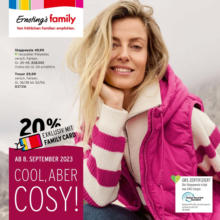 Ernsting's family: Cool, aber cosy!