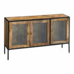 Pfister Sideboard Malawi, Holz, mango/schwarz