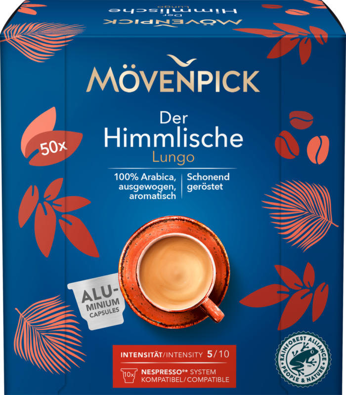 Capsules de café Le Divin Mövenpick, 50 capsules