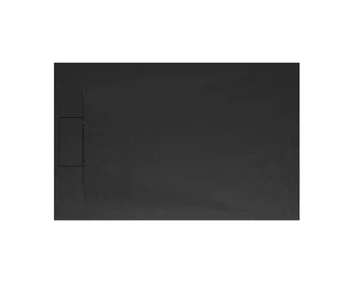 Extraflache Rechteck-Duschwanne Schulte ExpressPlus DWM-Tec 90x140x3.2 cm anthrazit matt