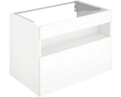 Waschbeckenunterschrank Keuco Stageline 80x49x62,5 cm ohne Waschbecken weiß glänzend