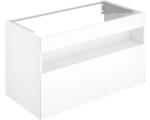 Hornbach Waschbeckenunterschrank Keuco Stageline 100x49x62,5 cm ohne Waschbecken weiß glänzend