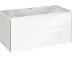 Hornbach Badmöbel-Set Keuco Royal Reflex 100x48x49 cm mit Mineralgusswaschbecken weiß hochglanz